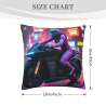 사이버펑크 베개 커버 - 18x18 인치 | Okomall