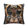 18x18 Zoll Doppelseitiger Plüsch-Kissenbezug im Steampunk-Stil