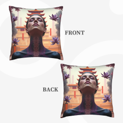 Zen Beauty Cuscino - 18x18 Pollici | Okomall