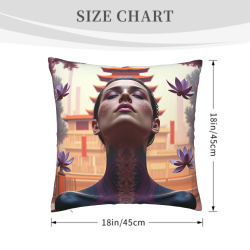 Zen Beauty Cuscino - 18x18 Pollici | Okomall