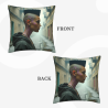 Federa in Peluche Doppia Faccia Elegante da 18x18 Pollici