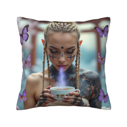 Fodera per cuscino in peluche bohemien - Okomall