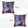 Copricuscino in peluche doppia faccia 18x18 pollici stile sci-fi