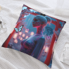 Copricuscino in peluche doppia faccia 18x18 pollici stile sci-fi