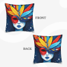 Abstract Female Portrait Plush Pillow Cover - Okomall