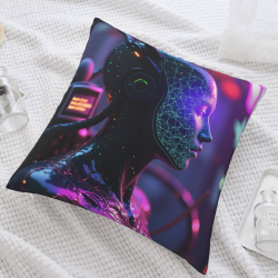 Funda de Almohada de Felpa Cyberpunk - Okomall