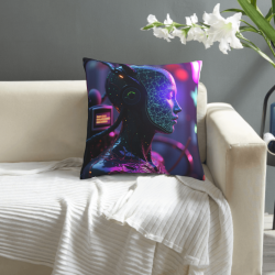 Funda de Almohada de Felpa Cyberpunk - Okomall