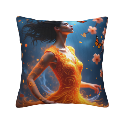 18x18 Inch Double - Sided Plush Full - Print Pillow Cover
