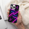 iPhone 15/Pro/Max 撞色流线手机壳 - okomall