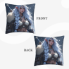Double - sided Plush Pillowcase (18x18in) - Elf Warrior