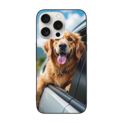 Hülle für iPhone 15/Pro/Max - Motiv von Golden Retriever | okomall