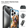 iPhone 15/Pro/Max 手机壳 - 金色拉布拉多犬图案 | okomall