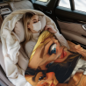 Coperta in flanella verticale 280g con stampa su un lato