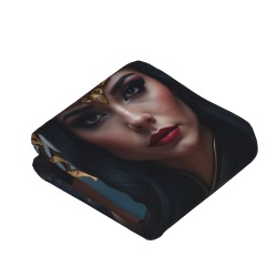 Manta de franela vertical de 280g de Wonder Woman, cómoda y cálida