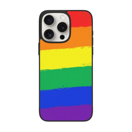 غطاء iPhone 15/15 Pro/15 Pro Max بتدرج ألوان قوس قزح - OKOMALL