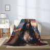 Coperta in flanella verticale da 280g Wonder Woman, comoda e calda