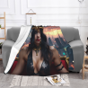 Couverture en flanelle horizontale de 280g avec motif Wonder Woman