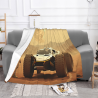 Coperta in flanella orizzontale 280g con motivo fuoristrada esclusivo