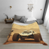Coperta in flanella orizzontale 280g con motivo fuoristrada esclusivo
