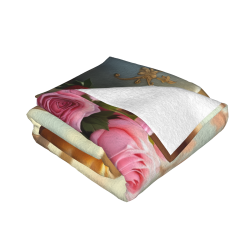 Couverture en flanelle horizontale 280g (Motif exquis de desserts)
