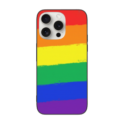غطاء iPhone 15/15 Pro/15 Pro Max بتدرج ألوان قوس قزح - OKOMALL