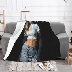 280g horizontale Flanell-Decke mit voller Breite einseitigem Druck