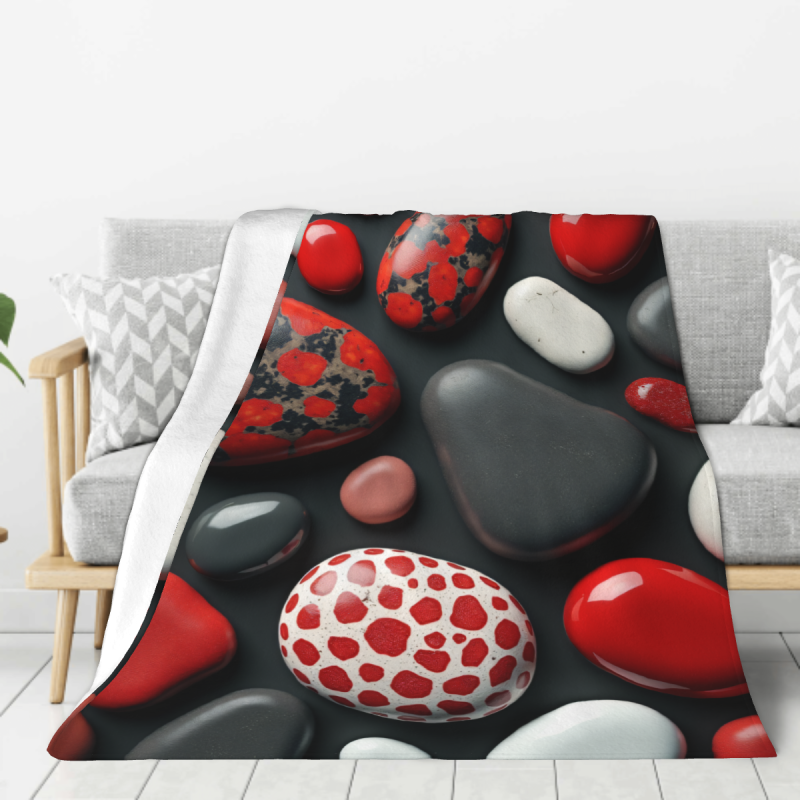 Kreative Flanell-Decke mit Steintextur - Okomall Kreative Flanell-Decke mit Steintextur - Okomall