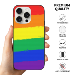 غطاء iPhone 15/15 Pro/15 Pro Max بتدرج ألوان قوس قزح - OKOMALL