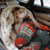Manta de franela horizontal de 280g, cómoda y duradera con estampado