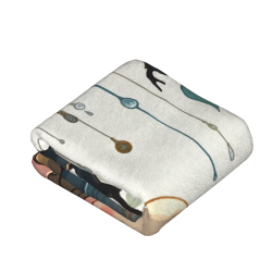 Manta de franela Zen - Serie Paisaje Montañoso Sereno