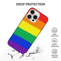 غطاء iPhone 15/15 Pro/15 Pro Max بتدرج ألوان قوس قزح - OKOMALL