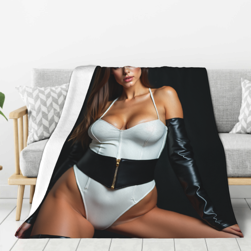 Coperta in flanella con motivo personalizzato - Okomall Coperta in flanella con motivo personalizzato - Okomall