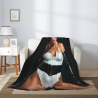 Coperta in flanella con motivo personalizzato - Okomall