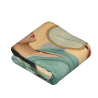 Coperta in Flanella Verticale da 280g con Motivo di Bellezza Classica