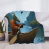 Fantasy-Wald-Flanell-Decke - Gemütliche & warme Wohnaccessoires