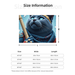 Couverture en flanelle de la déesse chat égyptienne Bastet - Okomall