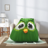 Coperta in Flanella con Gatto Cartone Animato Adorabile - Okomall
