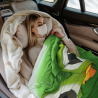 Coperta in Flanella con Gatto Cartone Animato Adorabile - Okomall