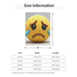 Manta de franela con emojis - Acompañante hogareño acogedor y elegante