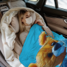 Manta de Flanela Estampada con Oso de 280g