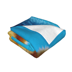 Manta de Flannel con Patrón de Animales de Dibujos Animados - Okomall