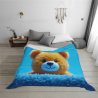 Couette Flanelle Motif Animaux de Dessin Animé - Okomall