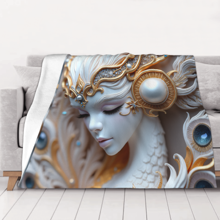 Couette Flanelle 'Déesse Rêvée' - Okomall