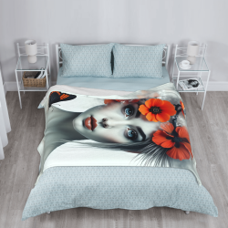 Couverture en flanelle portrait magnifique - OKOMALL