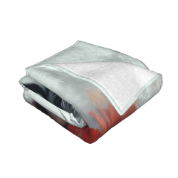 Coperta in flanella con ritratto femminile - Okomall