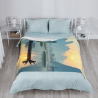 280g Vertikale Einseitig Bedruckte Flanell-Decke (Landschafts-Angelmuster)