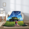 280g vertikale einseitig bedruckte Flanelldecke, warm und komfortabel