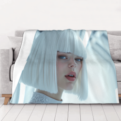 280g Einseitig Bedruckte Flanell-Decke, Bequem für Mehrere Szenarien