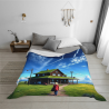 Couverture en flanelle paysagère - Essentiels pour la maison Okomall