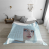 280g Einseitig Bedruckte Flanell-Decke, Bequem für Mehrere Szenarien